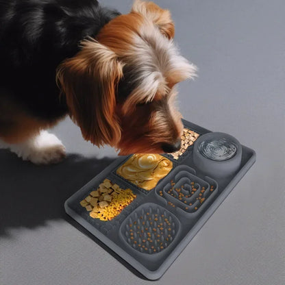 Slow Food Mat Placemat Pet Licking Mat Pet Eating Ware Dogs Dog Feeder Supplies Suction Cup Cat Bathing Distraction